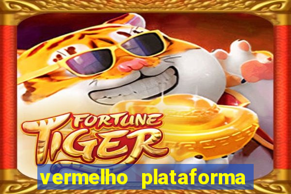 vermelho plataforma de jogos